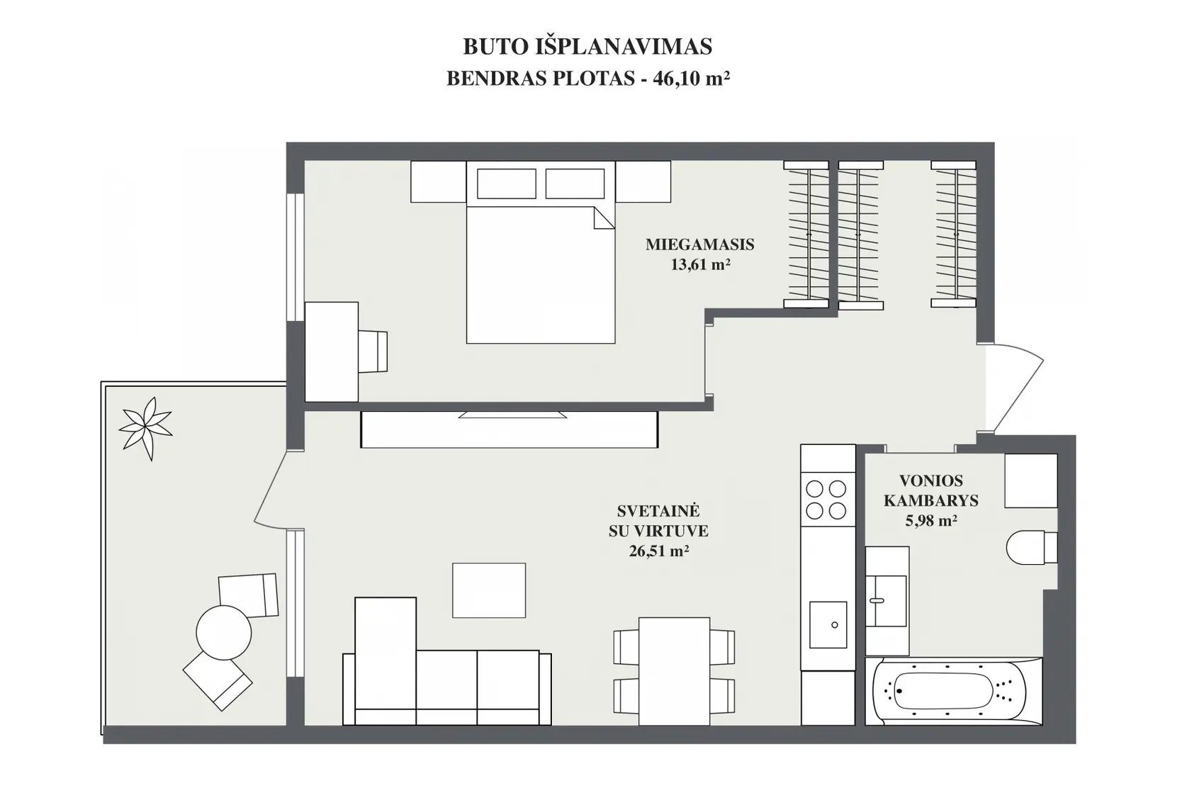 apartment at Linkmenų g. 34, Vilnius, photo 18